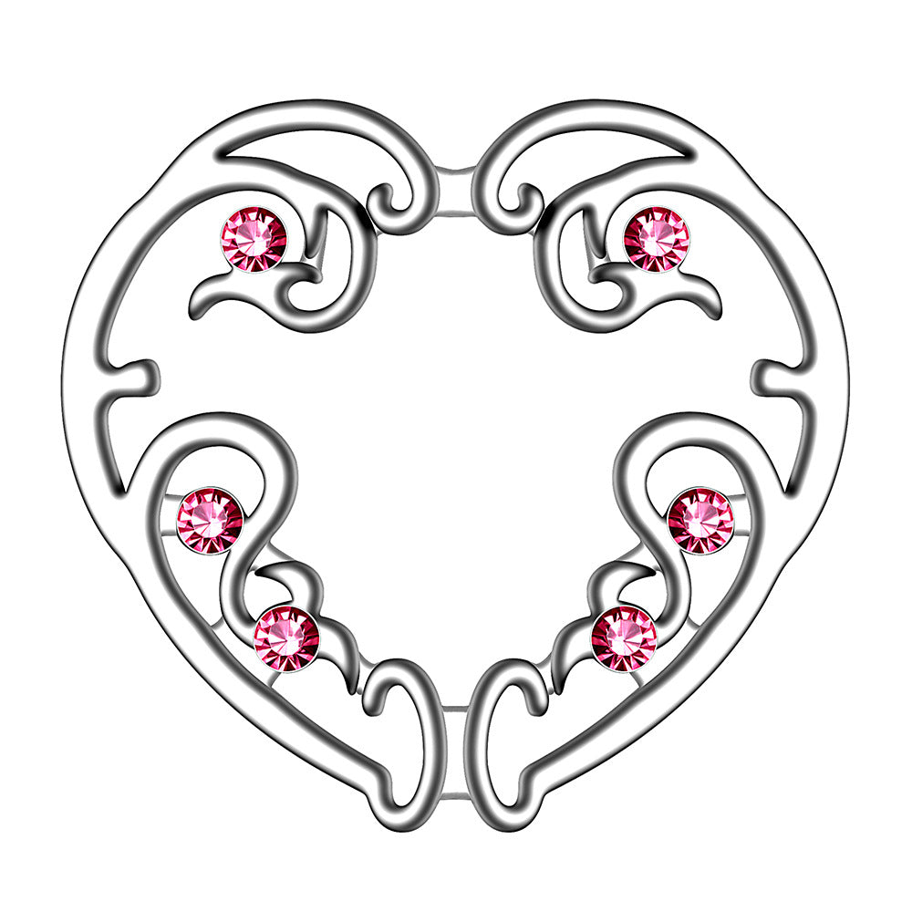 Anello Fiore in Acciaio