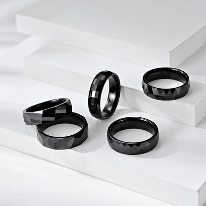 Anello ceramica rombo