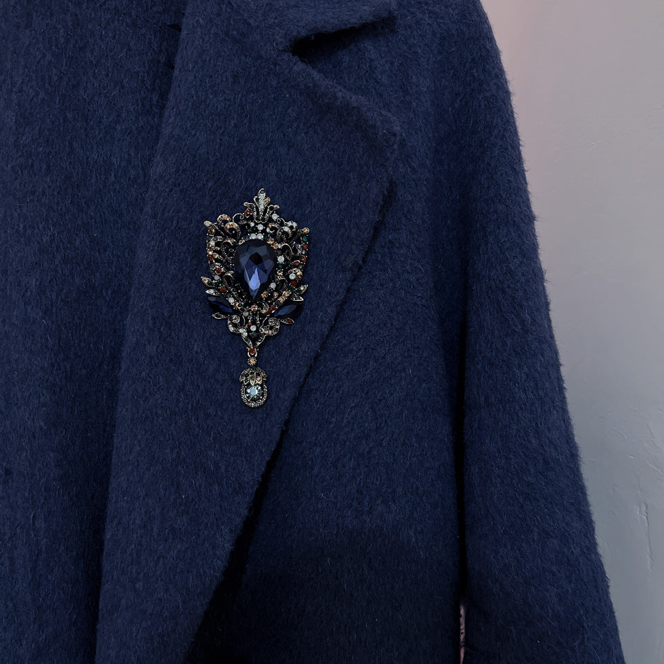 Spilla strass goccia