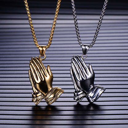 Collana acciaio titanio doppia da uomo
