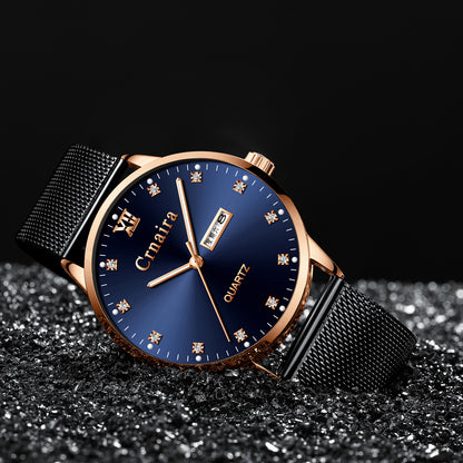 Orologio uomo multifunzione impermeabile luminescente