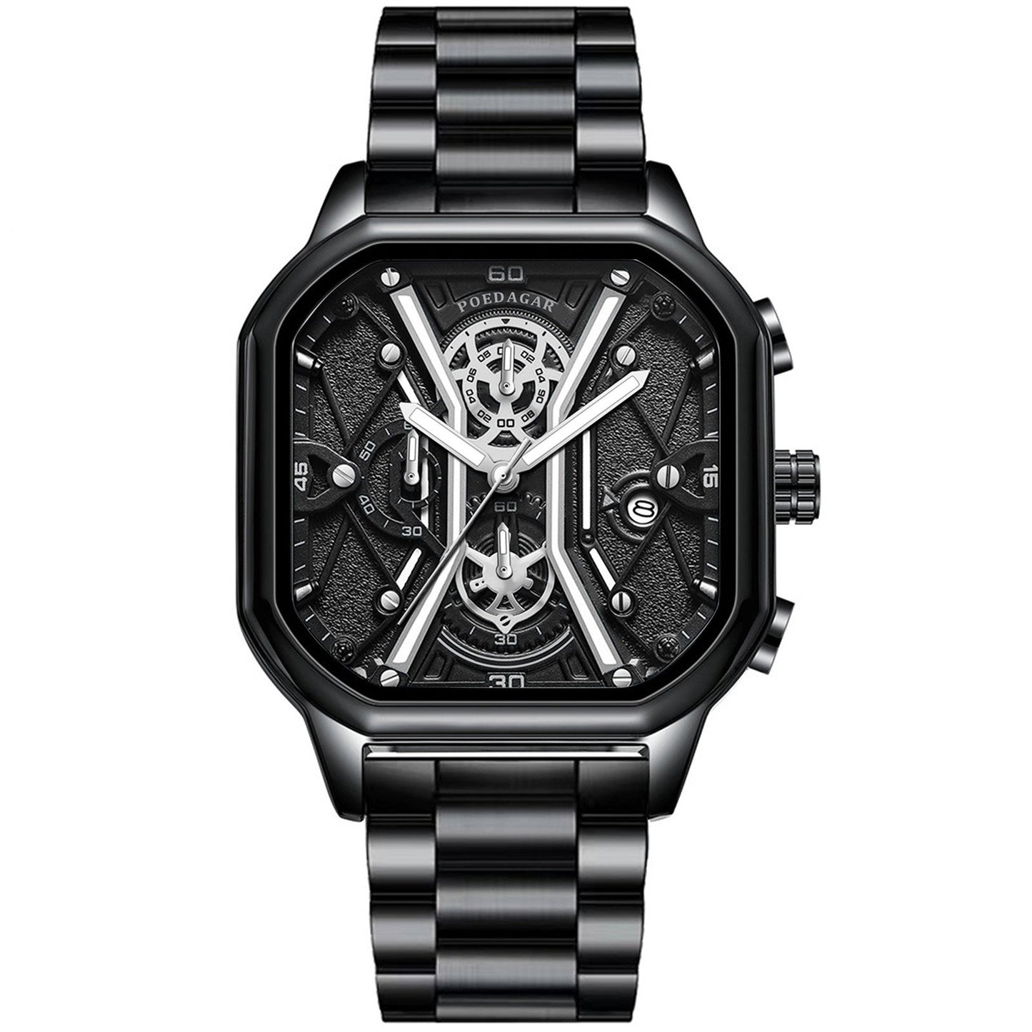 Orologio quarzo uomo luminescente