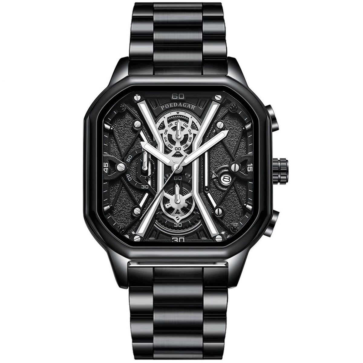Orologio quarzo uomo luminescente