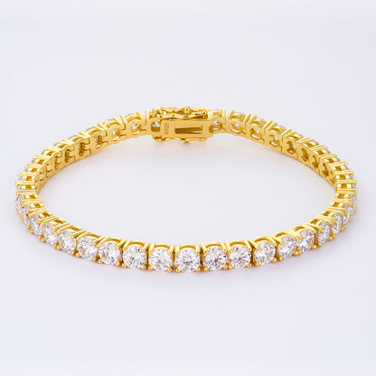 Bracciale moissanite argento da ragazza