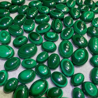 Anello malachite fiore