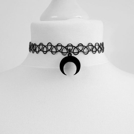 Choker Luna Gotico