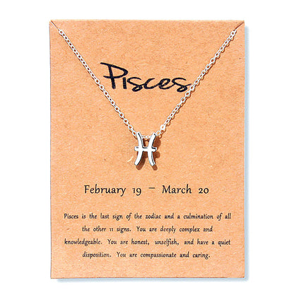 Collana segno zodiacale da donna