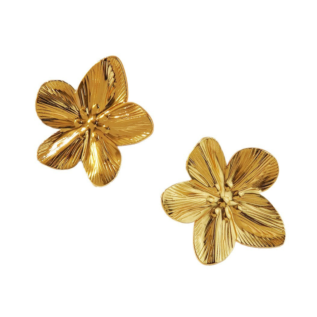 Collana e orecchini floreali
