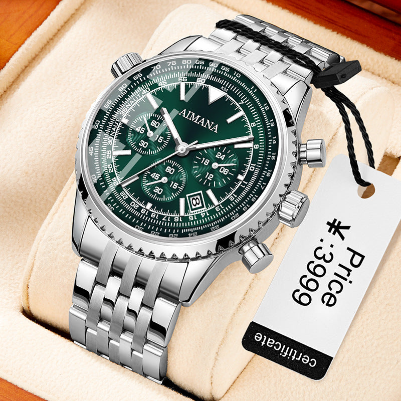 Orologio uomo cronografo al quarzo