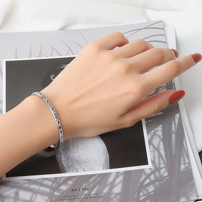 Bracciale argento charm vintage
