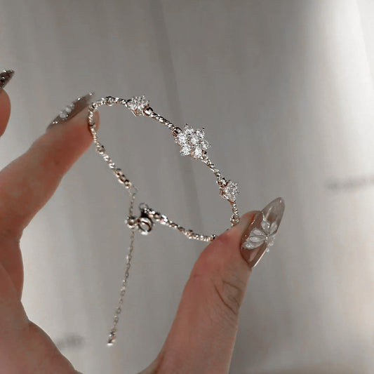 Bracciale fiore zircone da donna