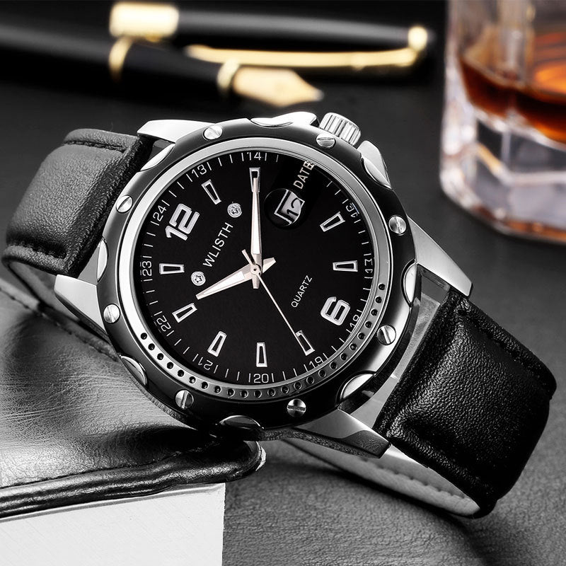 Orologio con calendario da uomo business