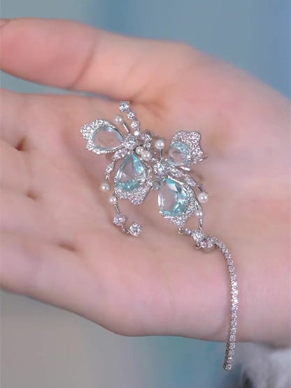 Clip farfalla nappina