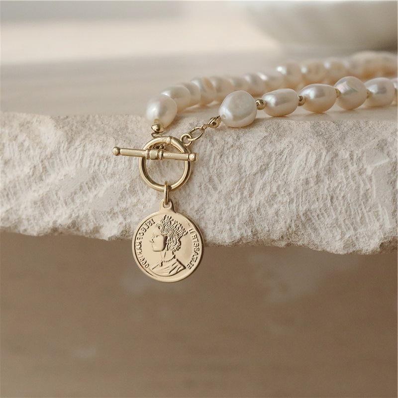 Collana perle rotonda