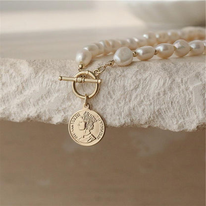 Collana perle rotonda