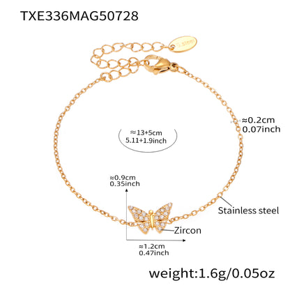 Collana e Bracciale Farfalla