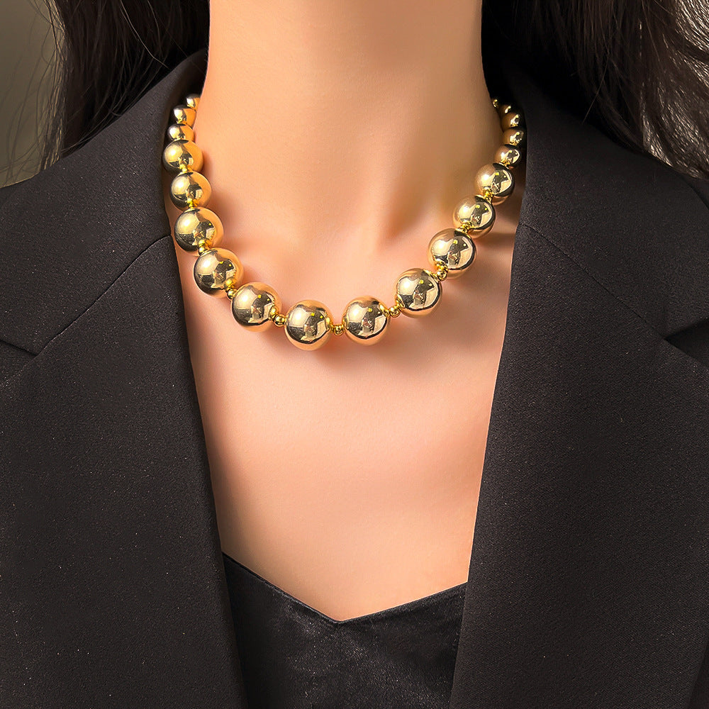Collana titanio vistosa