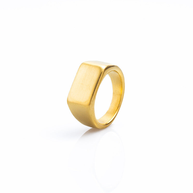 Anello titanio sabbiato