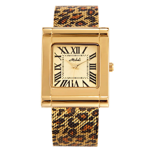 Orologio donna stampa leopardo