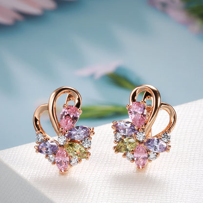Clip orecchio multicolore