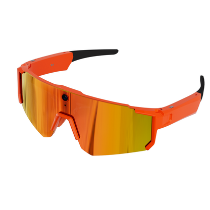 Smart glasses con fotocamera e registrazione audio