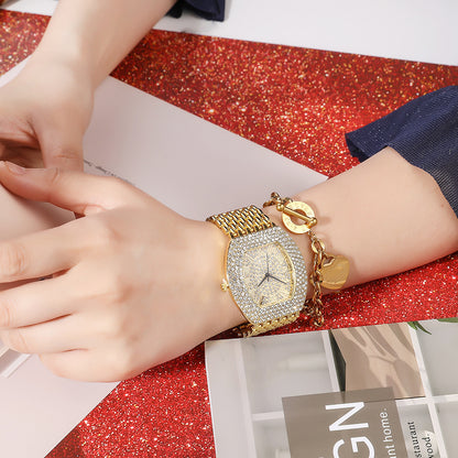 Orologio donna acciaio a botte