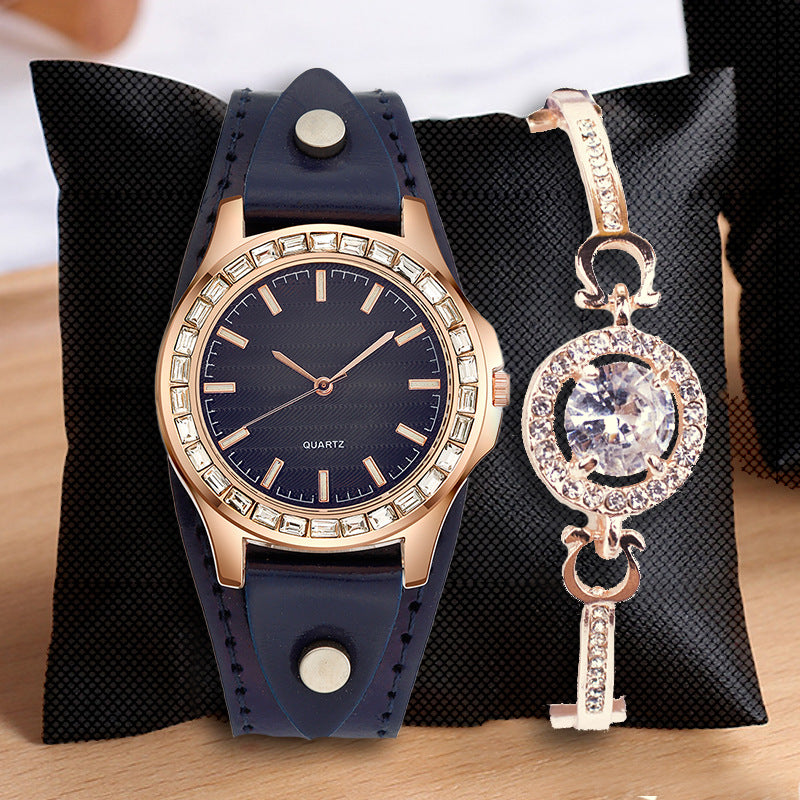 Orologio bracciale con diamanti pavé