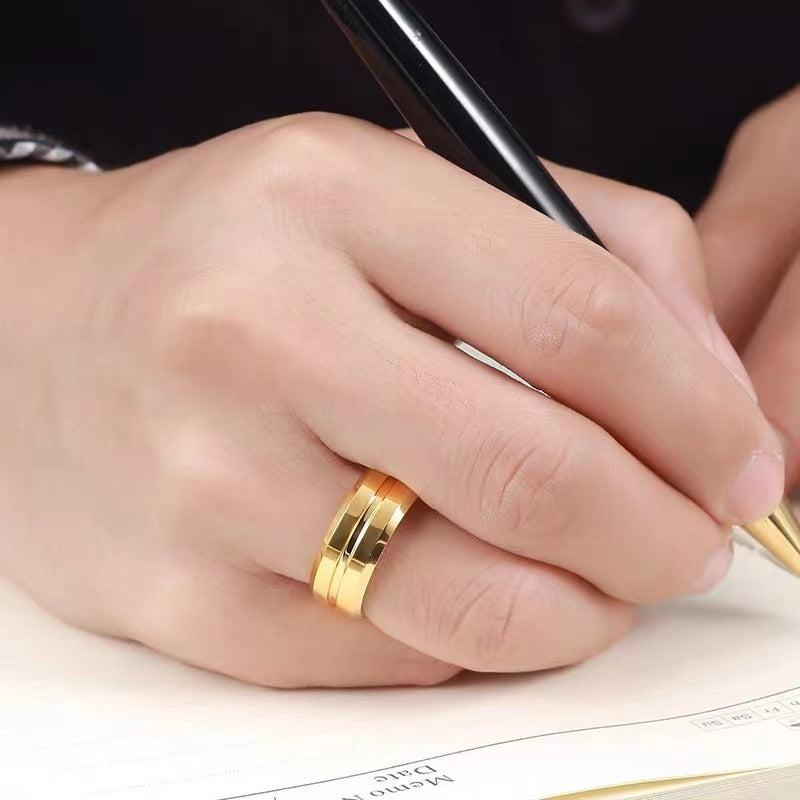 Anello titanio personalizzabile
