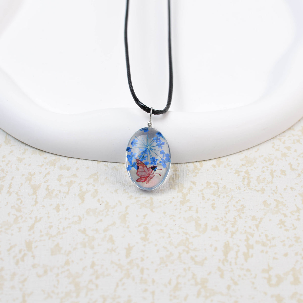 Collana Farfalla e Fiore