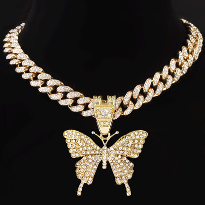 Collana farfalla hip hop