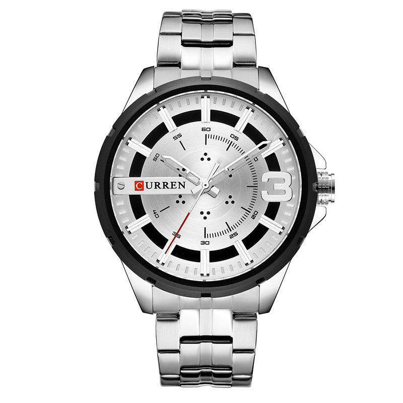 Orologio uomo acciaio casual business