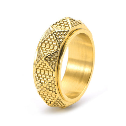 Anello uomo con piramide