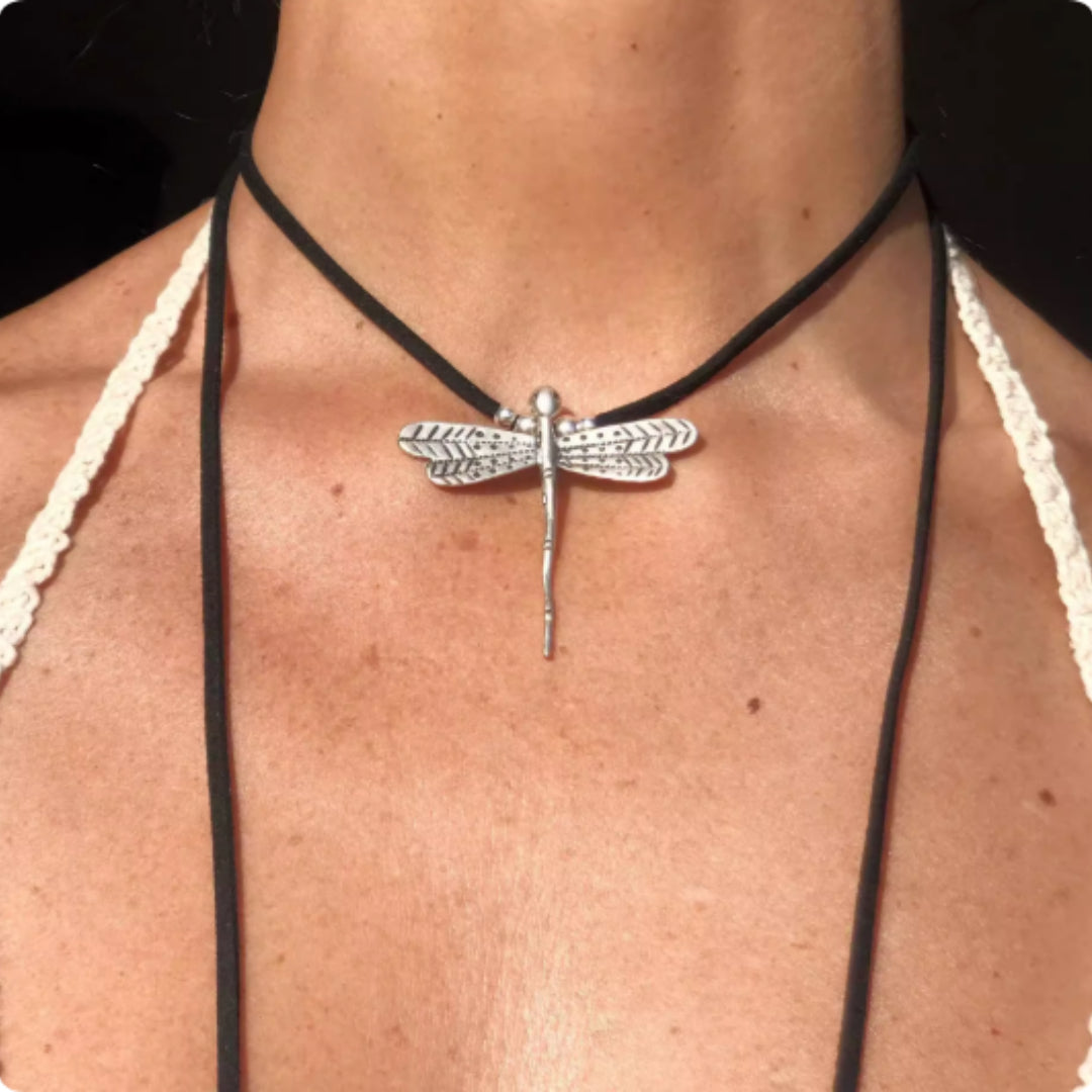 Collana bohemien vintage lunga