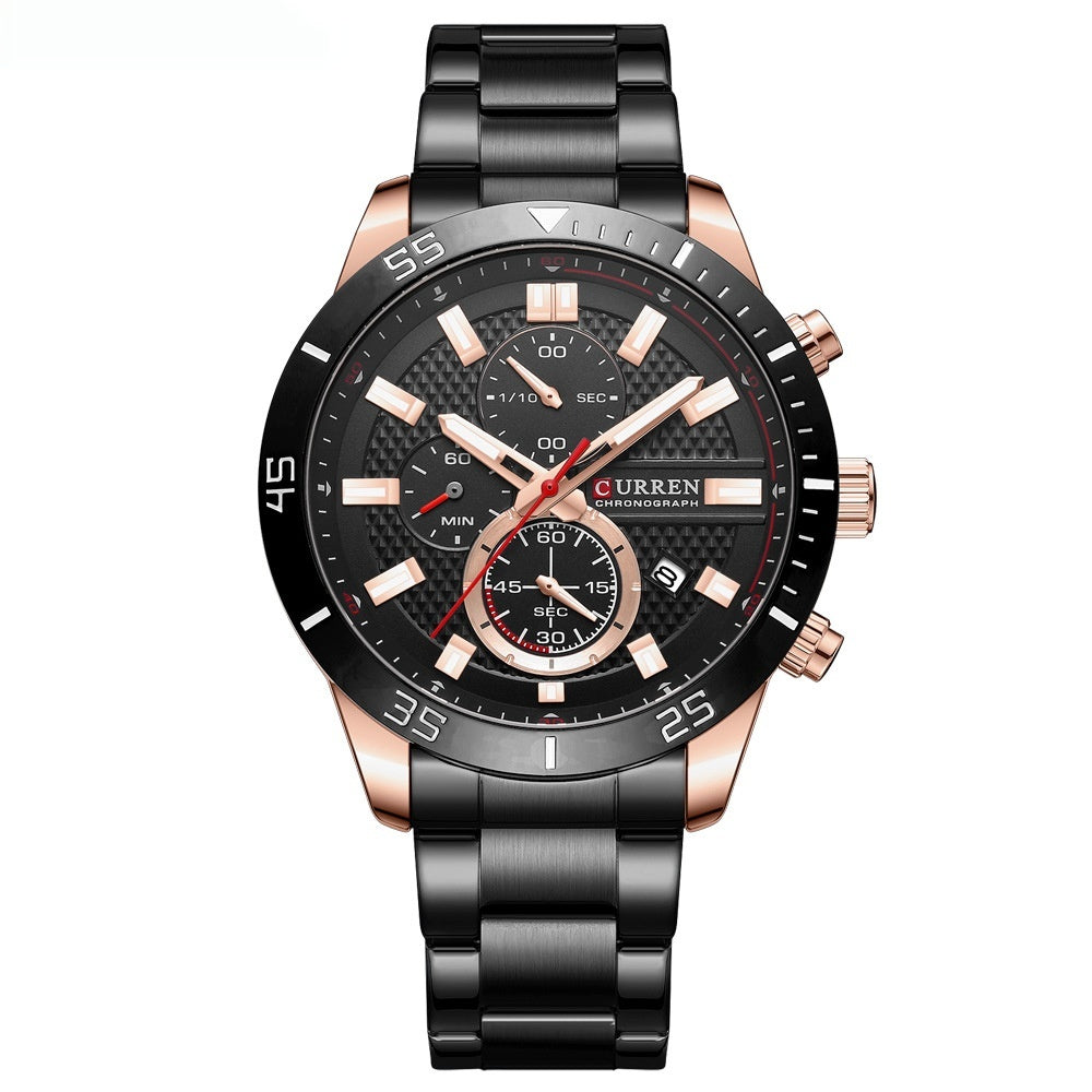 Orologio uomo multifunzione impermeabile