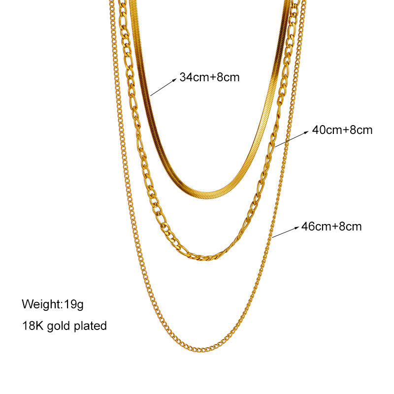 Collana doppio pendente quadrato