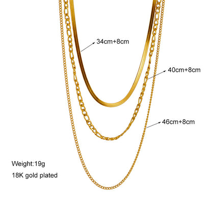 Collana doppio pendente quadrato