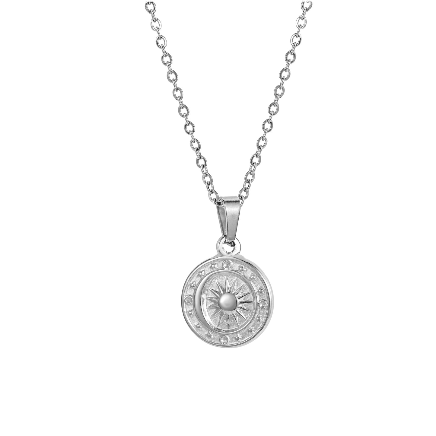 Collana sole luna bussola
