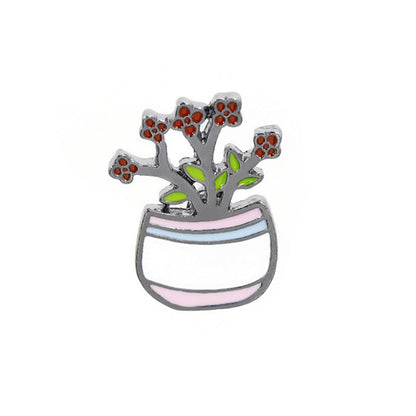 Spilla cactus in vaso