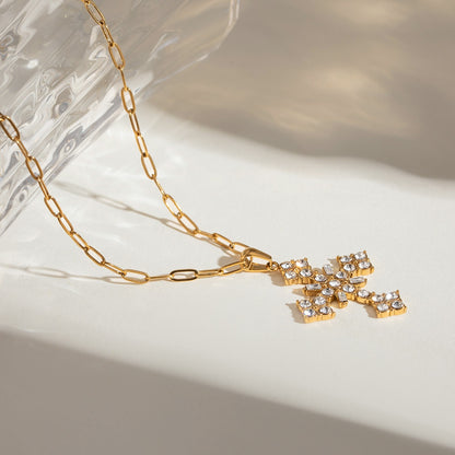 Collana barra titanio