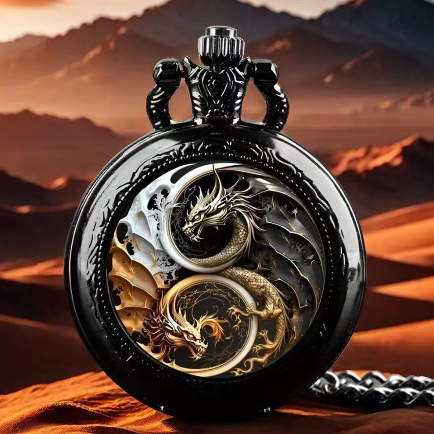 Orologio da tasca pattern colorato