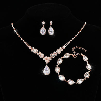 Set 3 Pezzi Oro Rosa