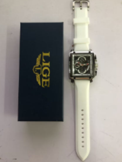 Orologio quadrato cronografo da uomo
