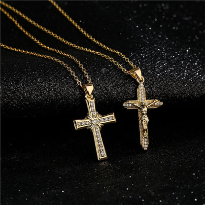 Collana pendente geometrico oro