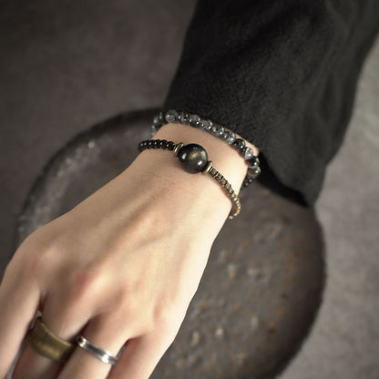 Bracciale cristallo capelli