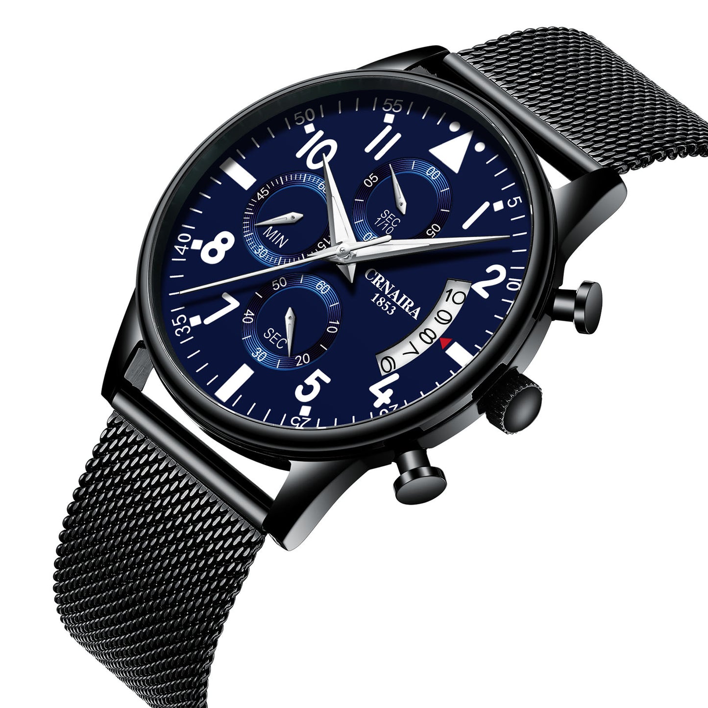 Orologio acciaio impermeabile da uomo semplice