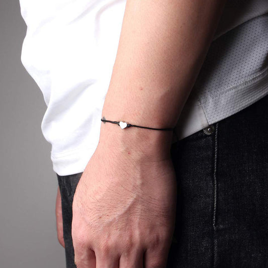 Bracciale intrecciato lettere