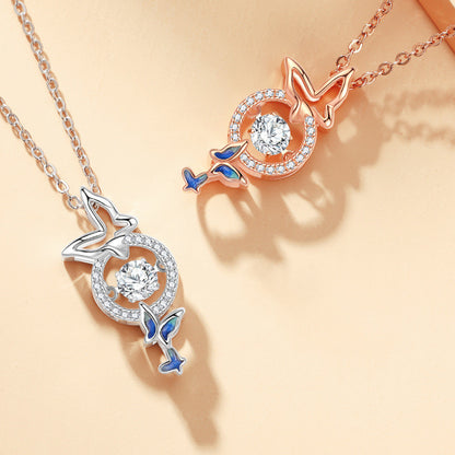 Collana farfalla argento effetto farfalla