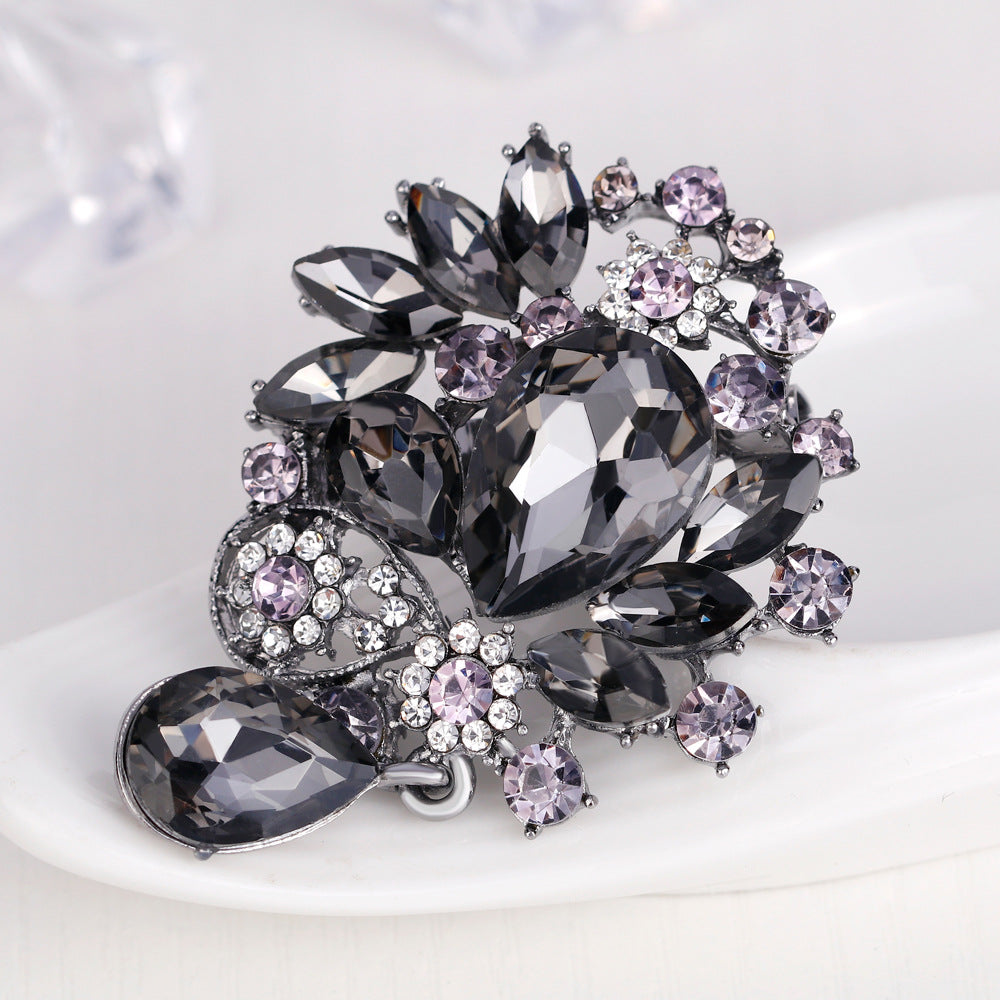 Spilla Strass e Vetro