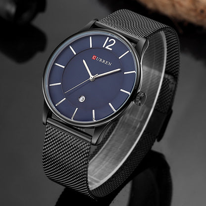 Orologio mesh quadrante grande