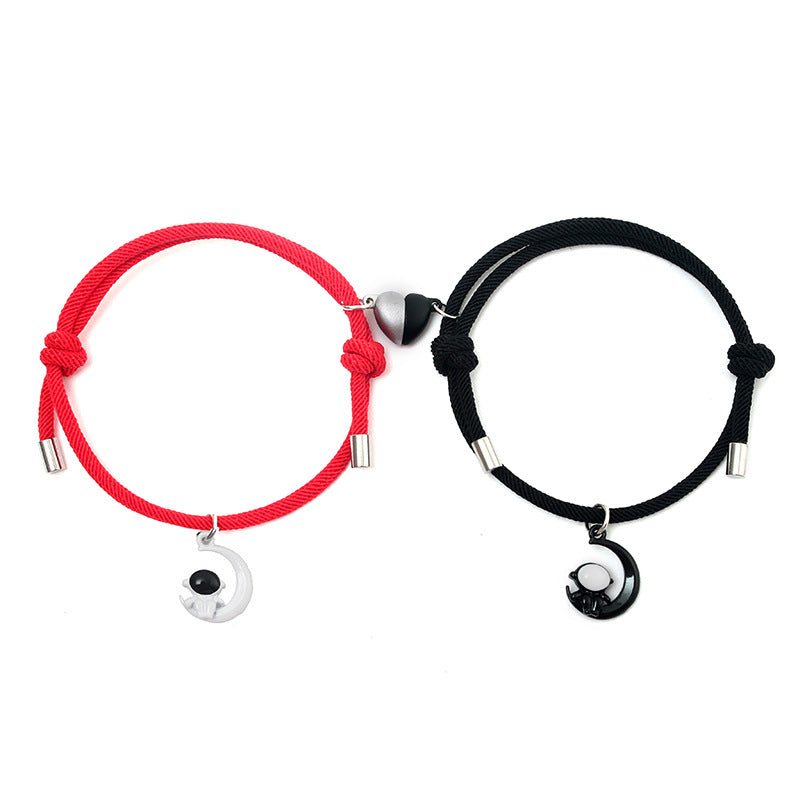Bracciale coppia magnete astronauta